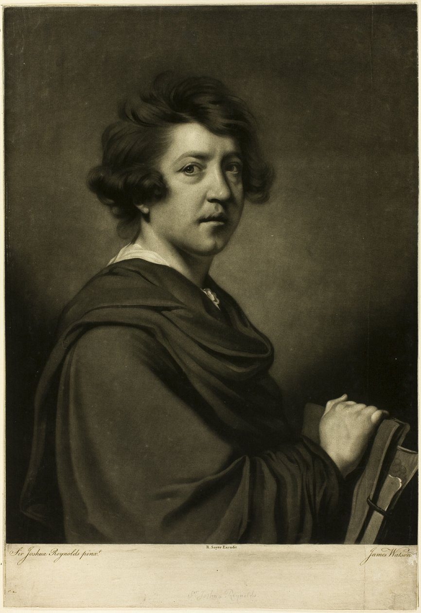 Sir Joshua Reynolds autorstwa James Watson