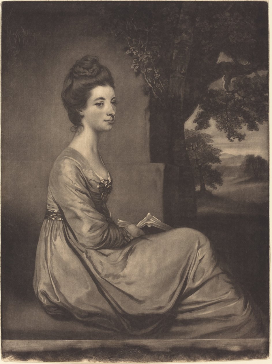 Jemima hrabina Cornwallis autorstwa James Watson after Sir Joshua Reynolds