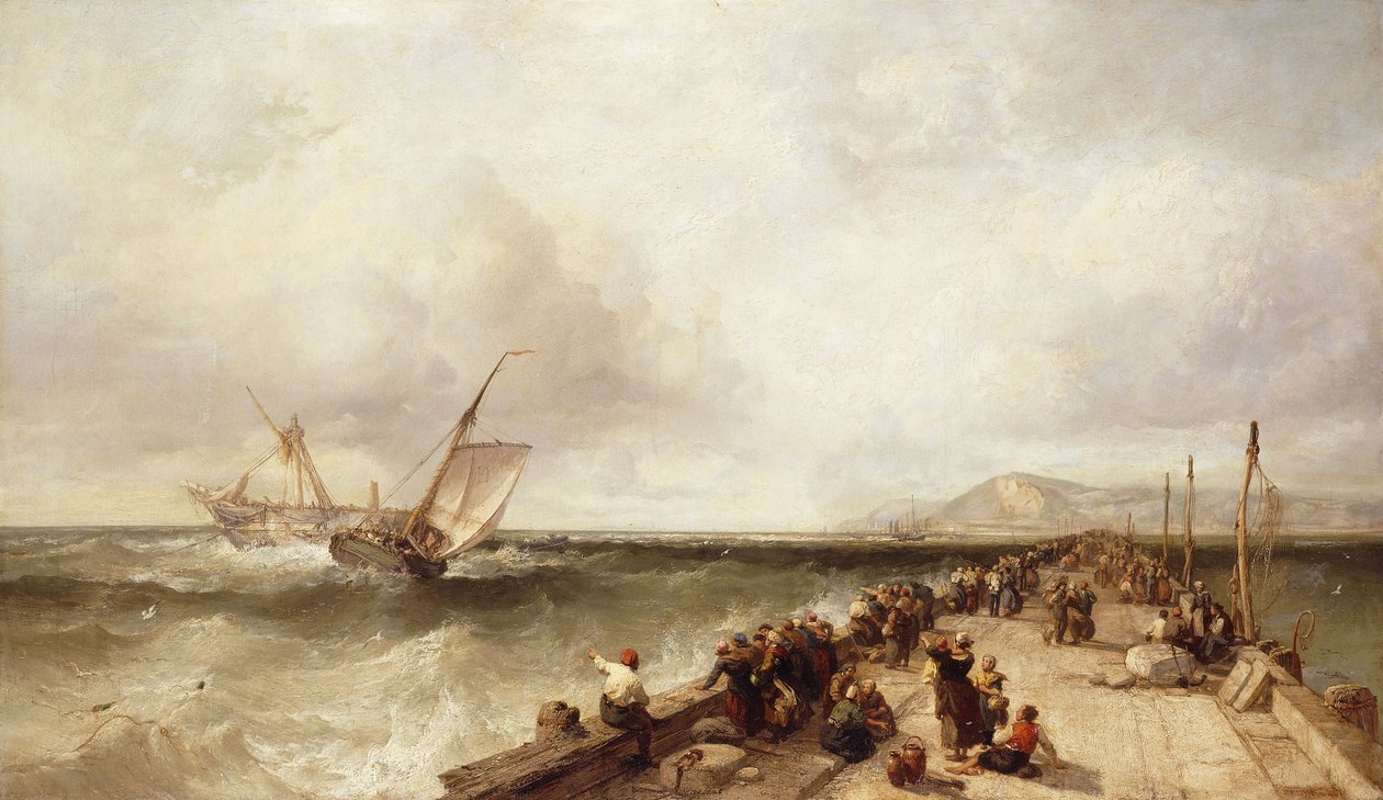 Honfleur, 1867 autorstwa James Webb