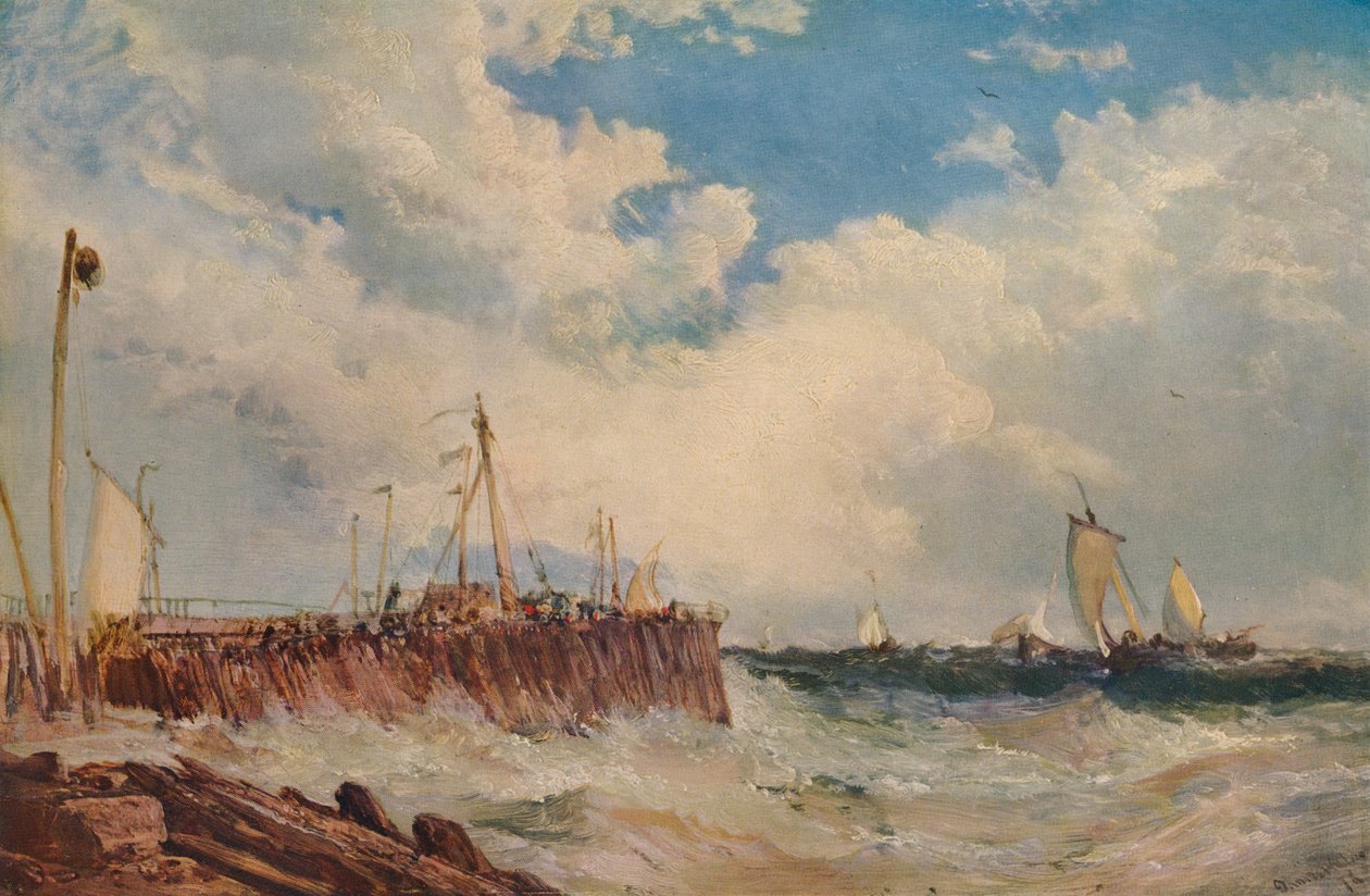 Na wybrzeżu Holandii, 1876, 1938 autorstwa James Webb