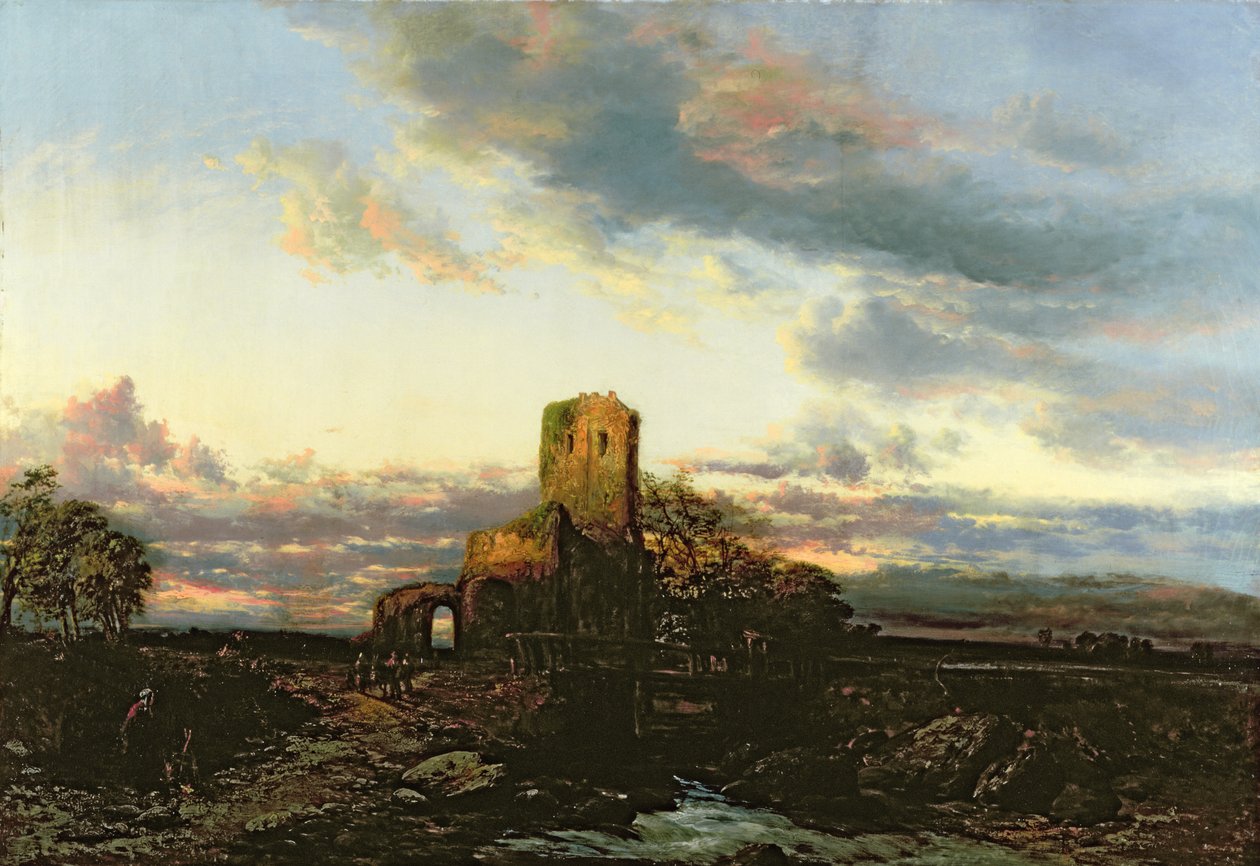 Zamek Portchester, 1895 autorstwa James Webb