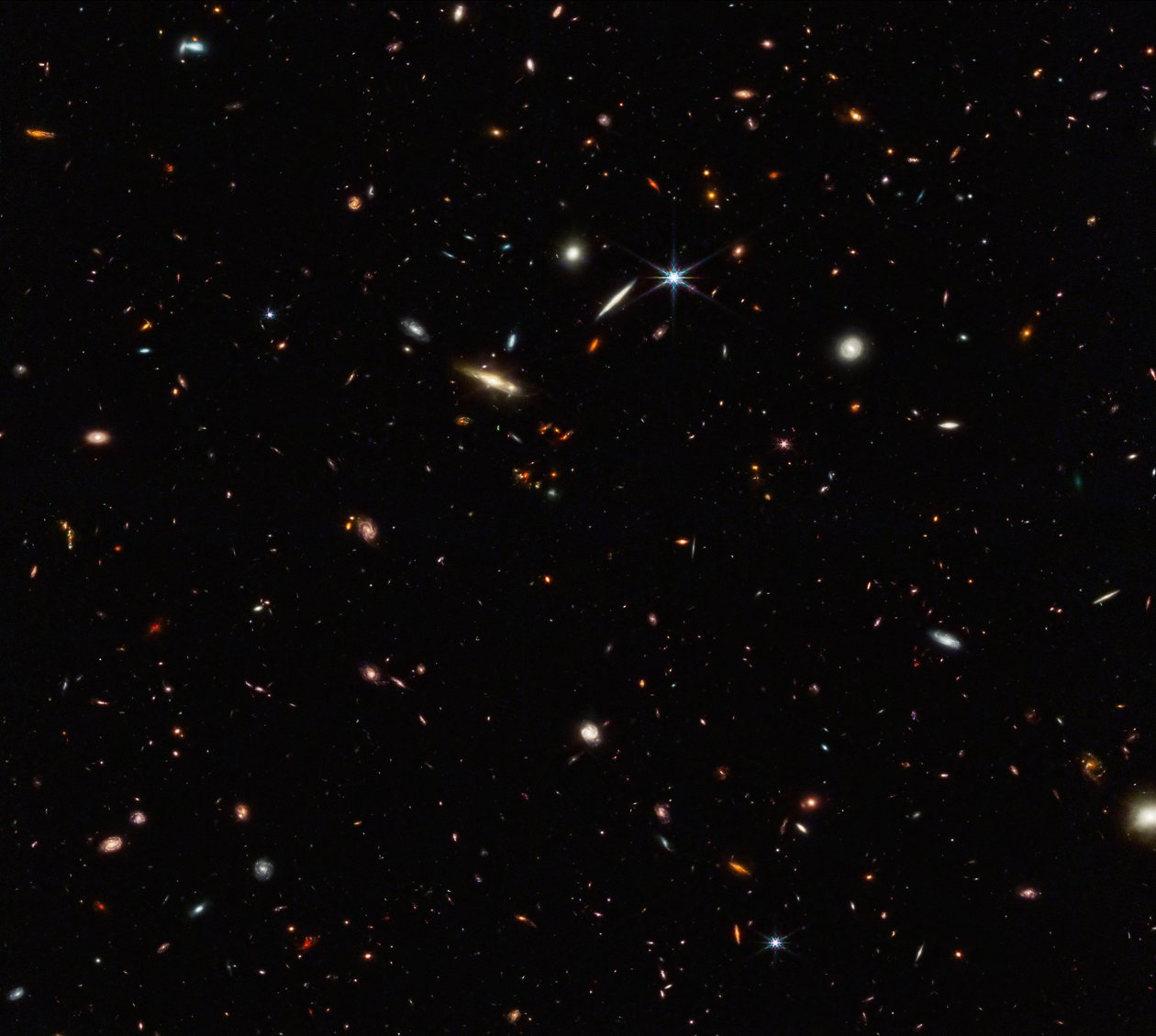 Włókno kosmiczne ASPIRE (obraz z kompasu NIRCam) autorstwa James Webb Space Telescope (NASA)
