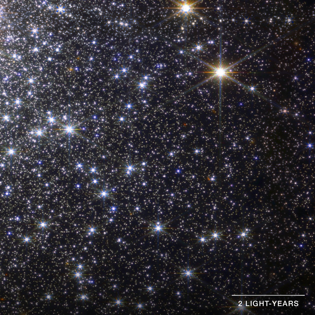 Gromada Kulista M92 (szczegóły kamery NIRCam) autorstwa James Webb Space Telescope (NASA)