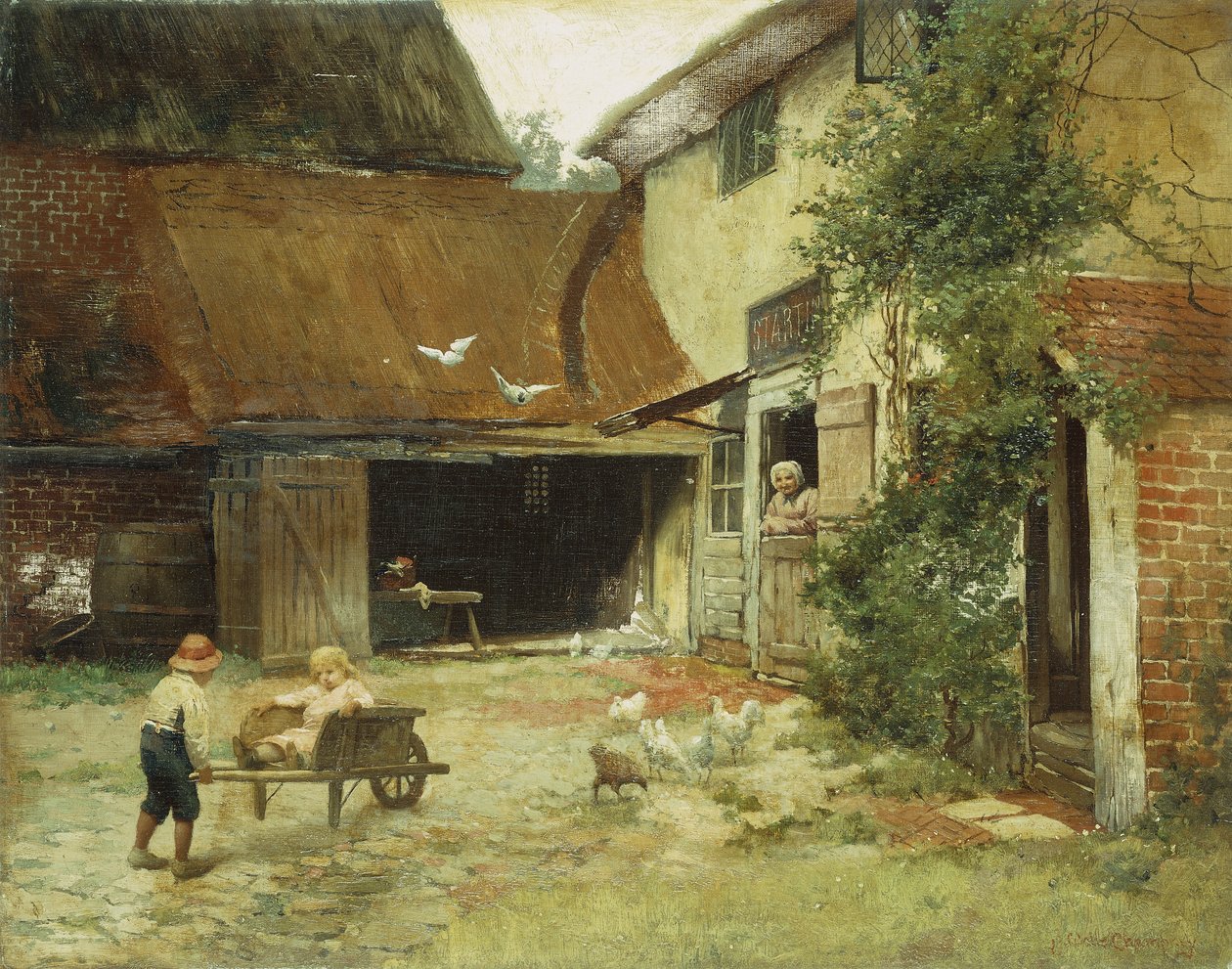 Domek na Brooklynie, autorstwa James Wells Champney