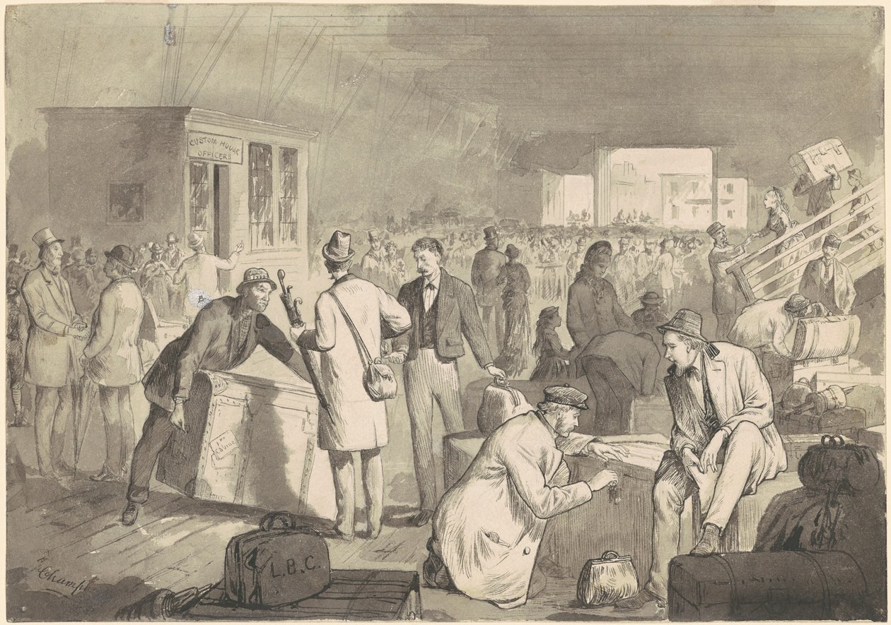 szopa celna autorstwa James Wells Champney