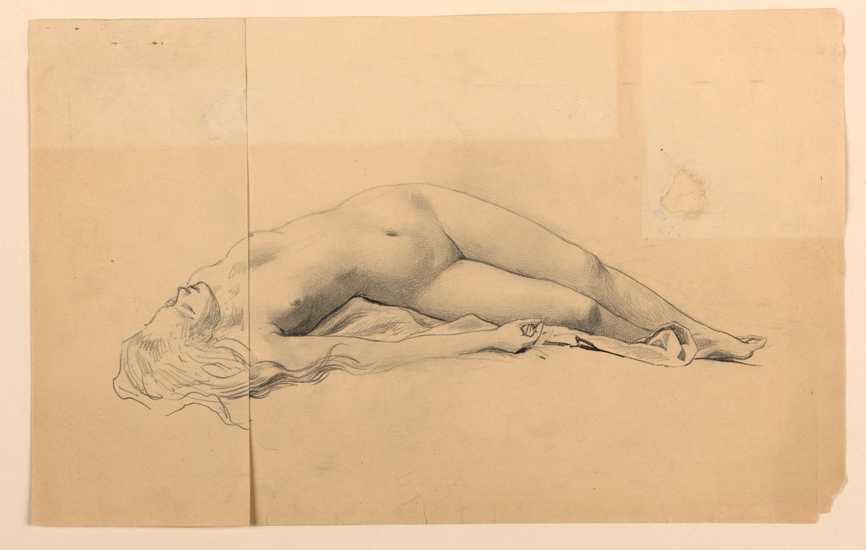 Akt kobiecy autorstwa James Wells Champney