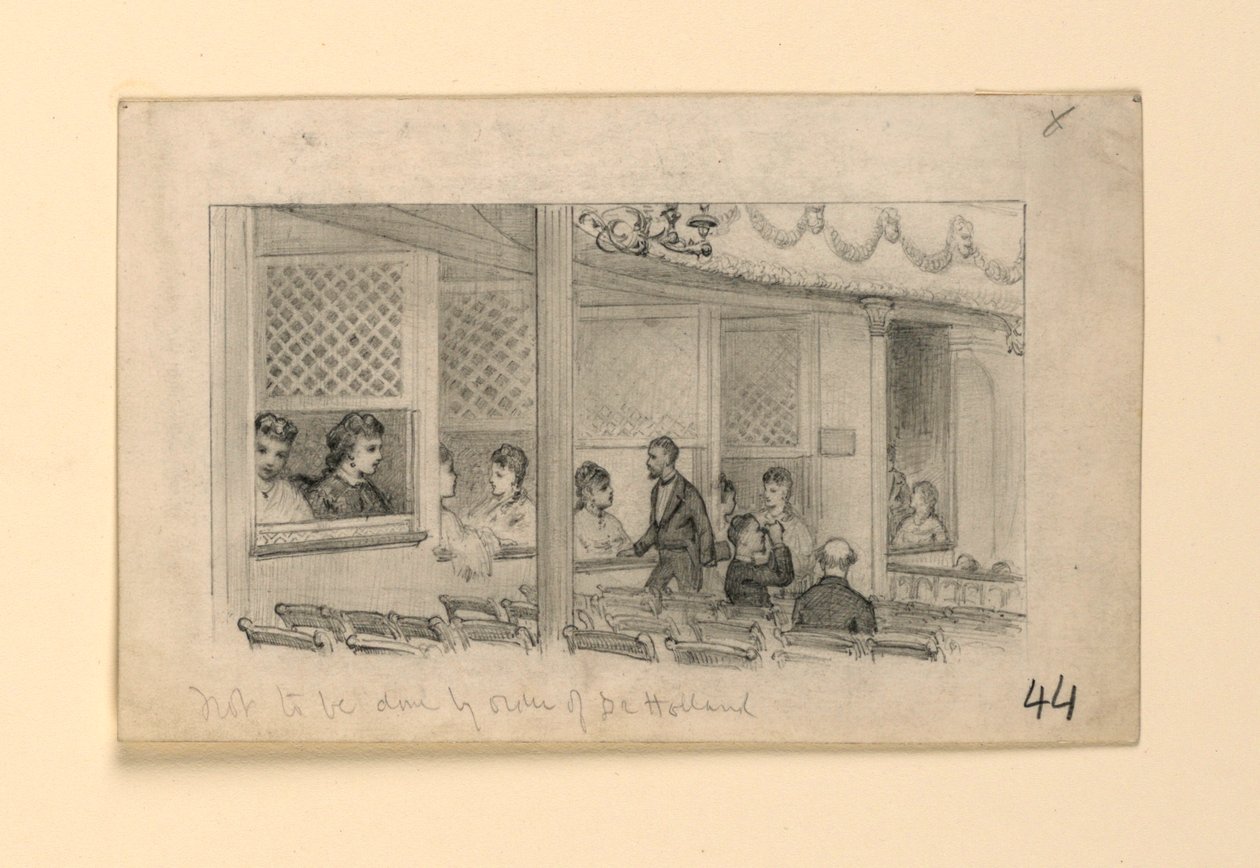 Wnętrze teatru autorstwa James Wells Champney