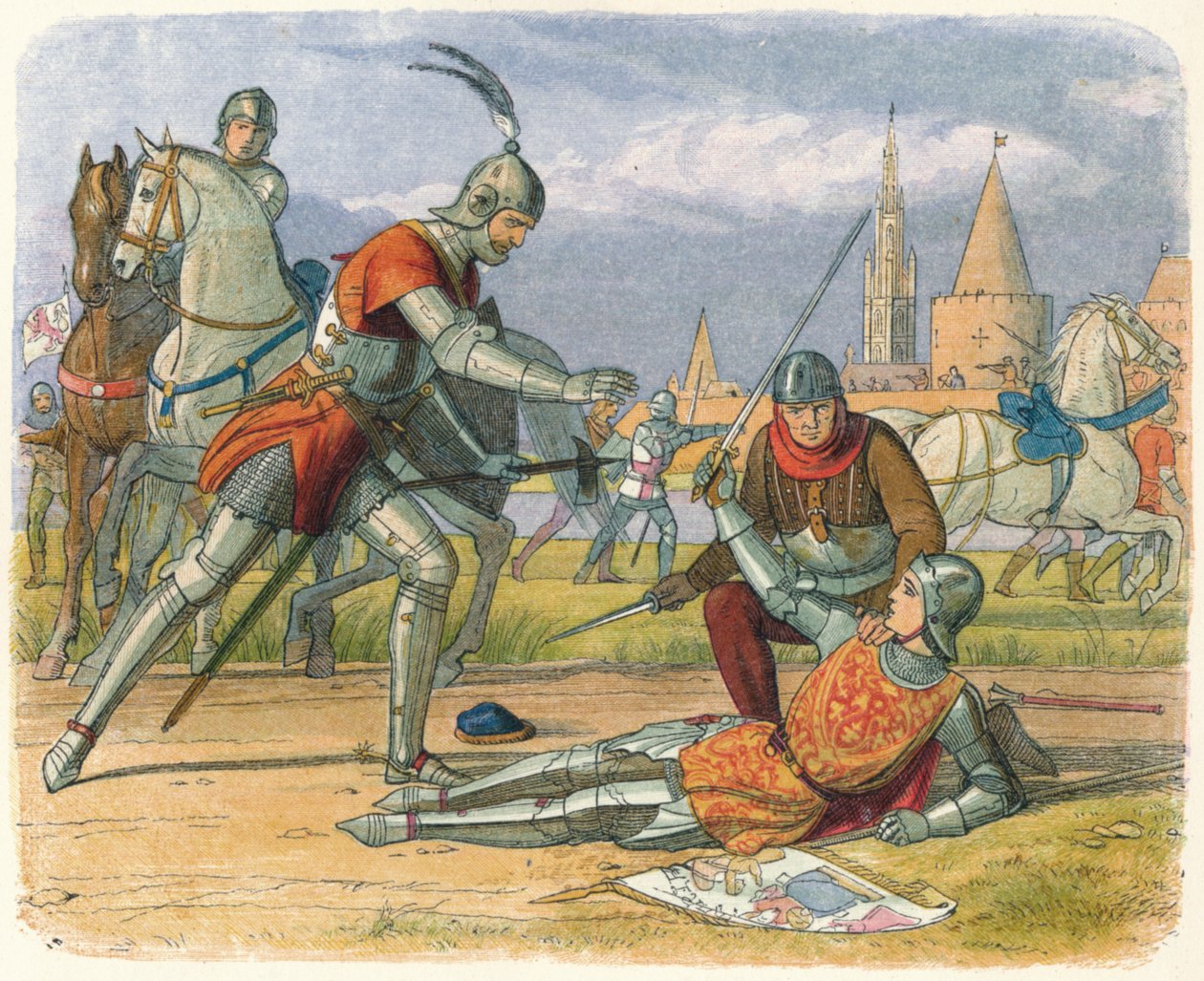 Schwytanie pokojówki, 1430 18640 autorstwa James William Edmund Doyle