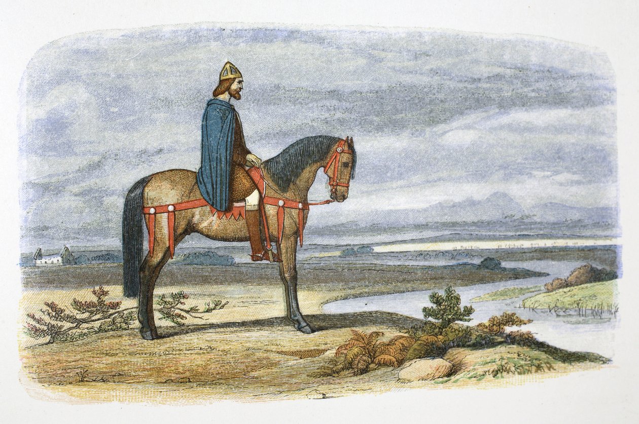 Król Alfred planuje schwytanie floty duńskiej, 892 1864 autorstwa James William Edmund Doyle