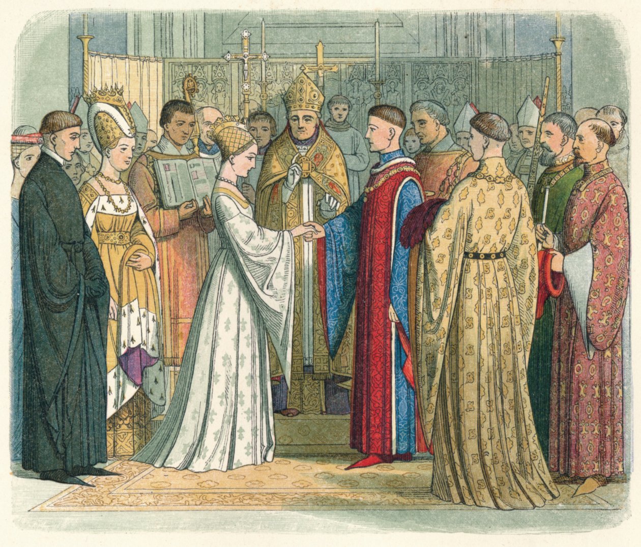 Małżeństwo Henryka V. i Katarzyny z Francji, 1420 1864 autorstwa James William Edmund Doyle