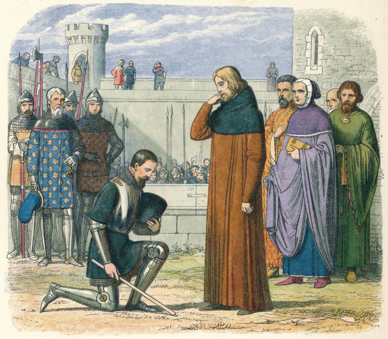 Spotkanie Ryszarda i Henryka, 1399 1864. autorstwa James William Edmund Doyle