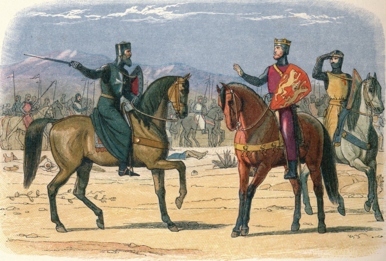 Ryszard i Mistrz św. Jana, 1191 1864 autorstwa James William Edmund Doyle