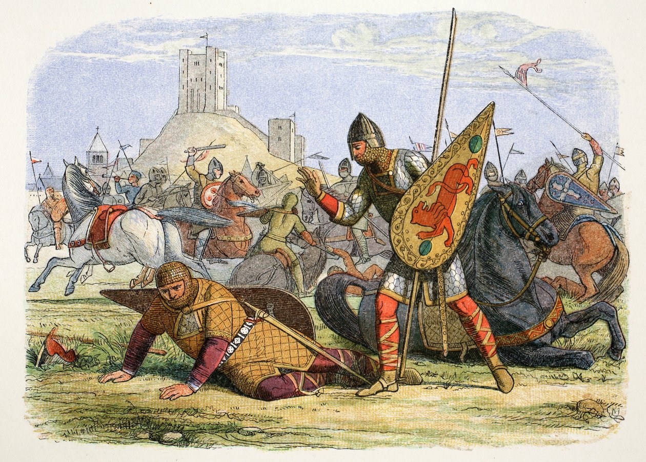 Robert rani swojego ojca, króla Wilhelma I, Normandia, 1079 1864 autorstwa James William Edmund Doyle