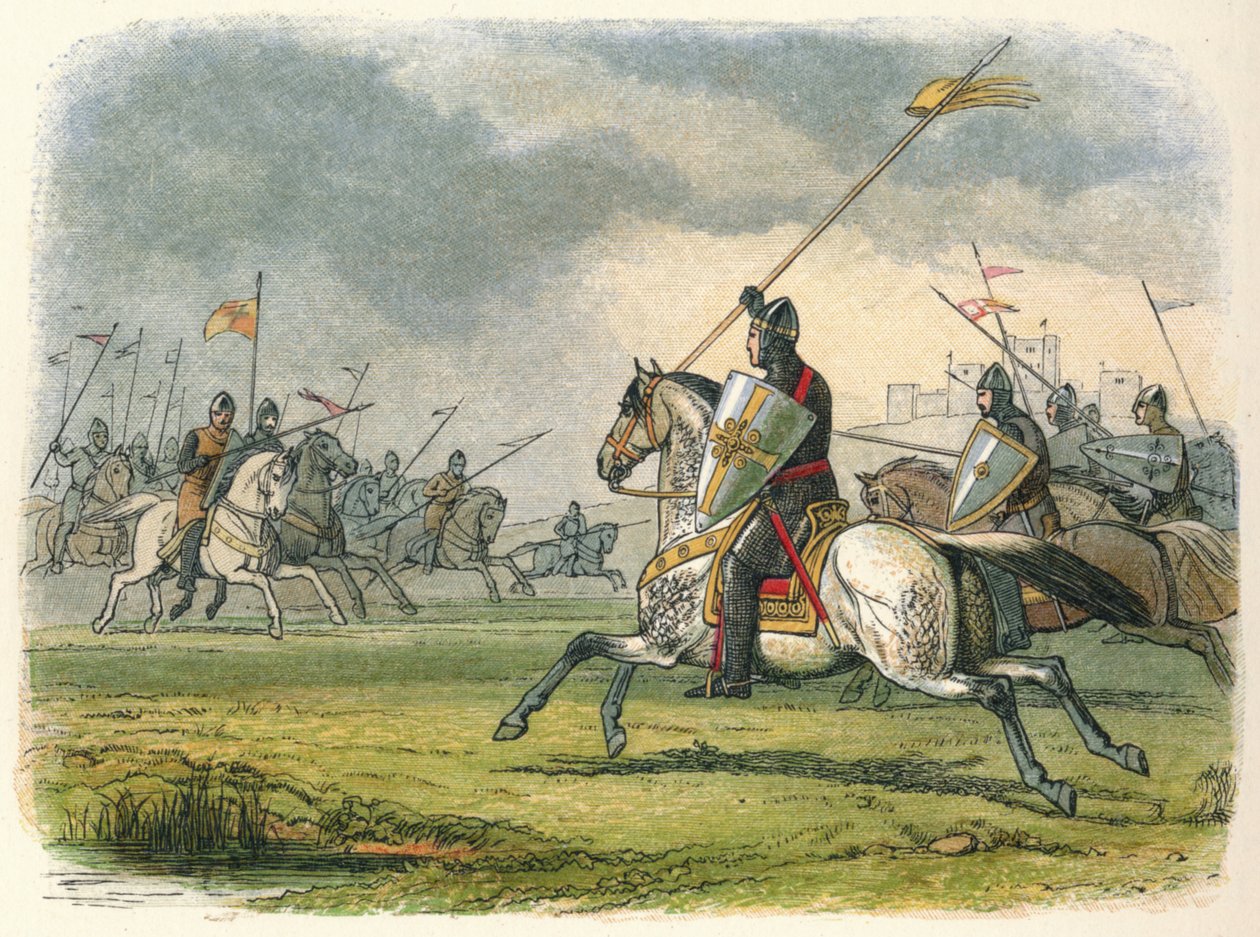 Wilhelm Lew wzięty do niewoli, 1174 1864 autorstwa James William Edmund Doyle