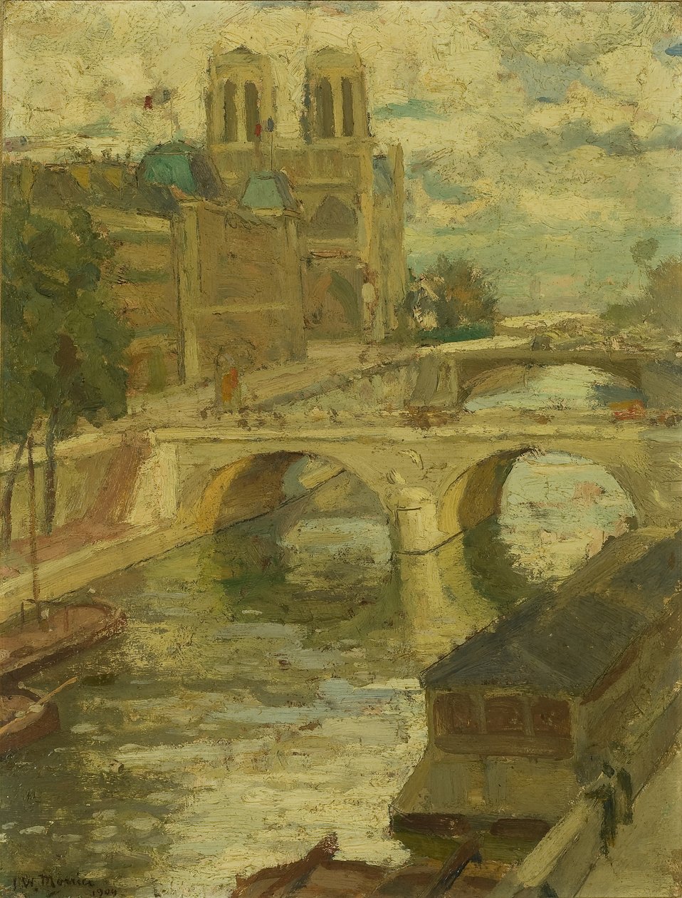 Notre Dame, 1904 autorstwa James Wilson Morrice