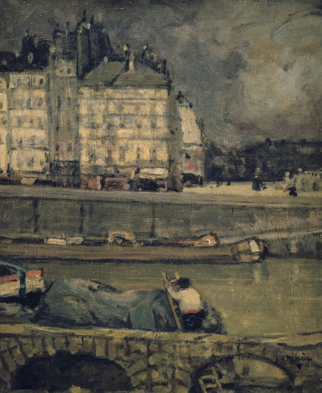 Brzegi Sekwany, Paryż, 1880-1924 autorstwa James Wilson Morrice
