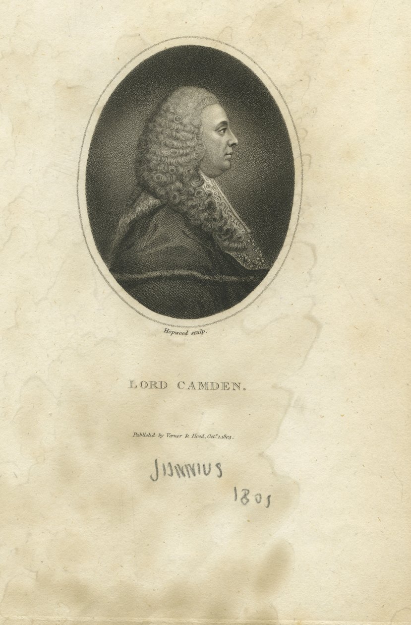 John Jeffreys Pratt, 1. markiz Camden, 1805 autorstwa James, the Elder Hopwood