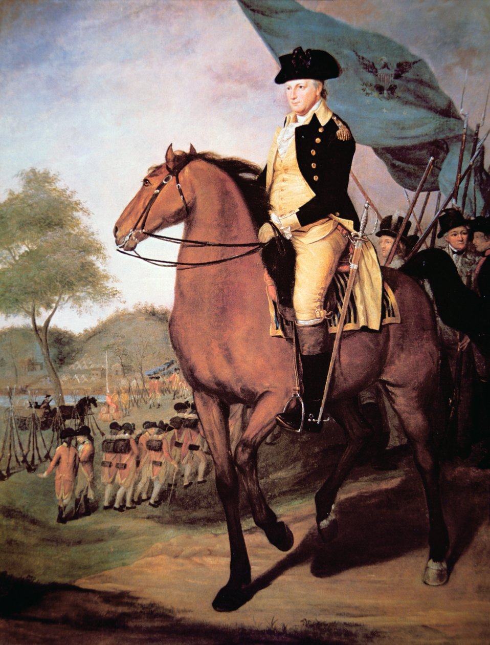 General Gates w Saratodze, c.1799 (olej na płótnie) autorstwa James the Elder Peale