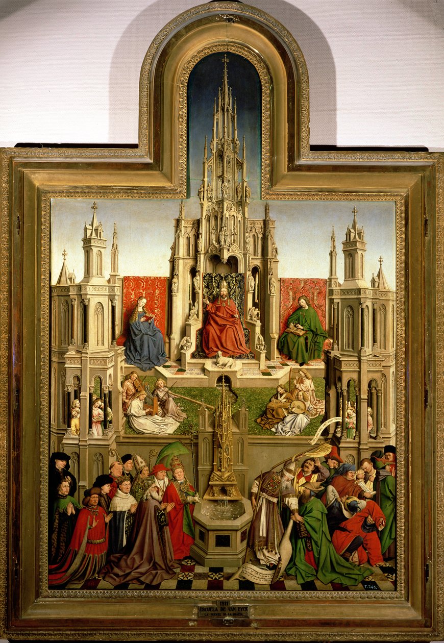 Fontanna Życia autorstwa Jan van Eyck