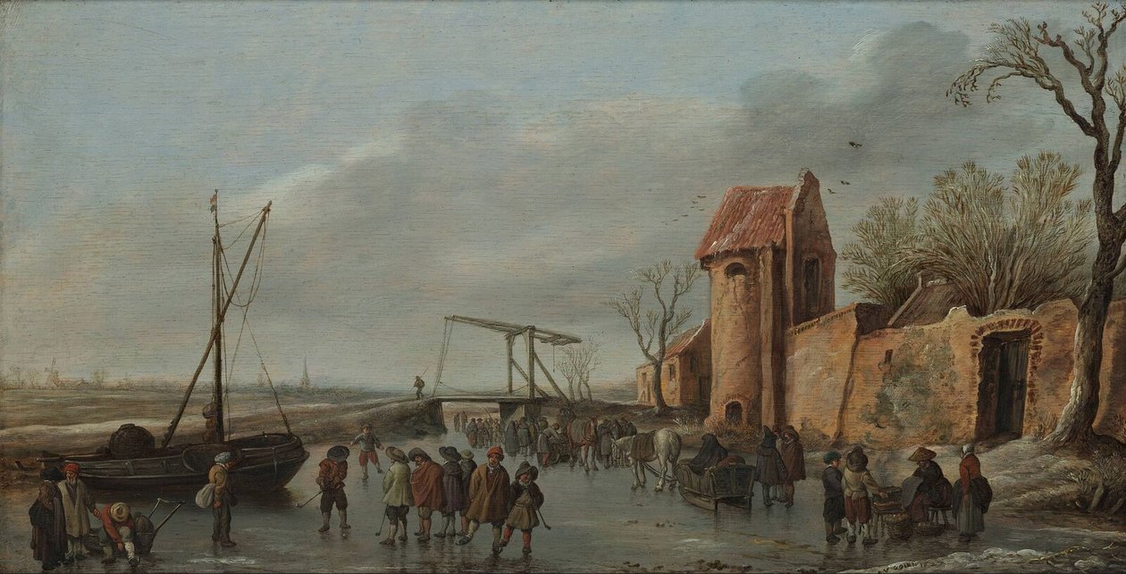 Scena na lodzie autorstwa Jan Josephsz van Goyen