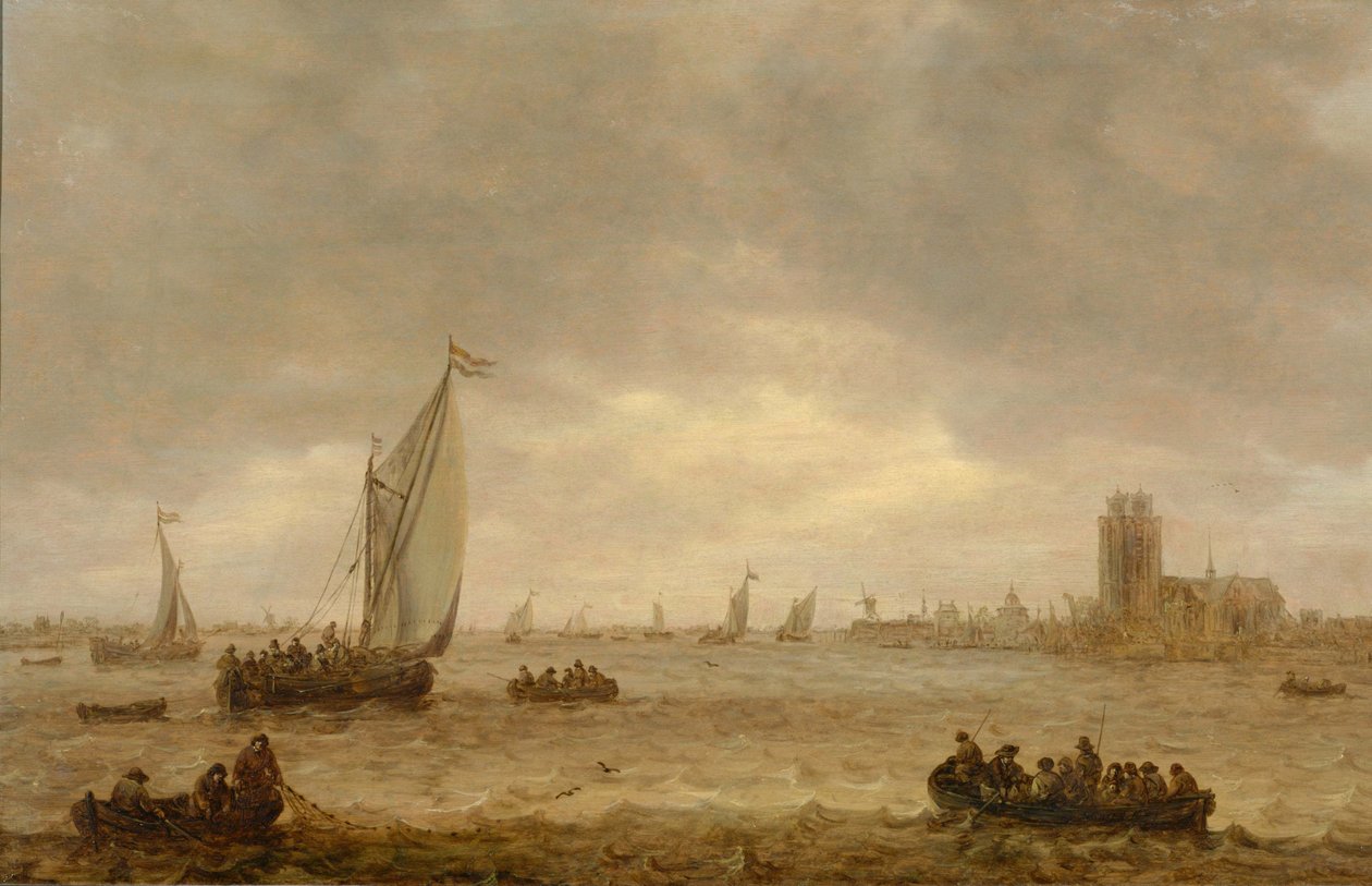 Usta Mozy (Dordrecht) autorstwa Jan Josephsz van Goyen