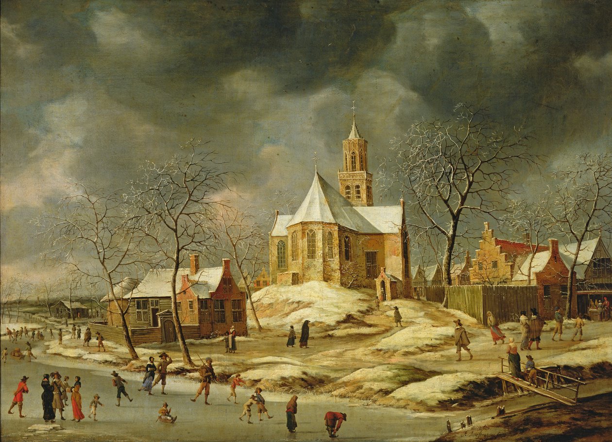 Wioska Midlum autorstwa Jan Abrahamsz. Beerstraten