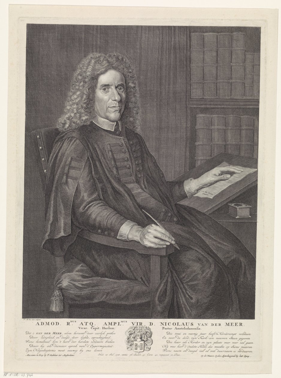 Portret Nicolaasa van der Meer autorstwa Jan-Anthonie Coxie