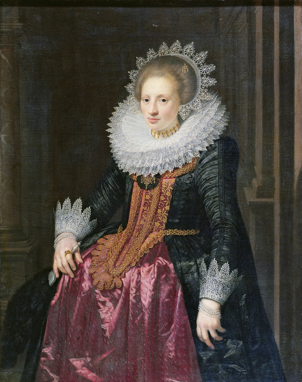 Madame Vrijdags van Vollehoven, 1620 autorstwa Jan Anthonisz. van Ravesteyn