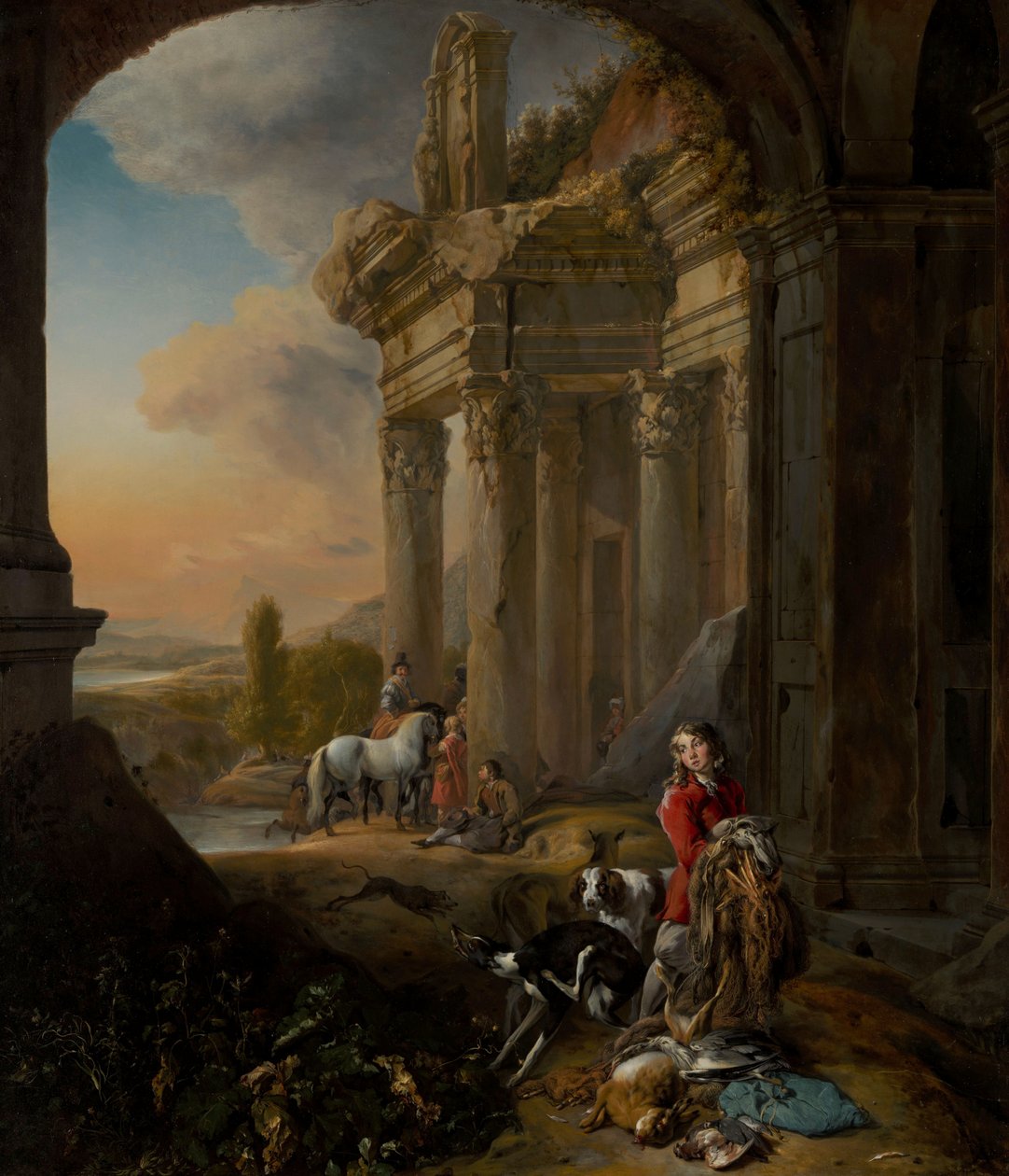 Powrót z polowania autorstwa Jan Baptist Weenix