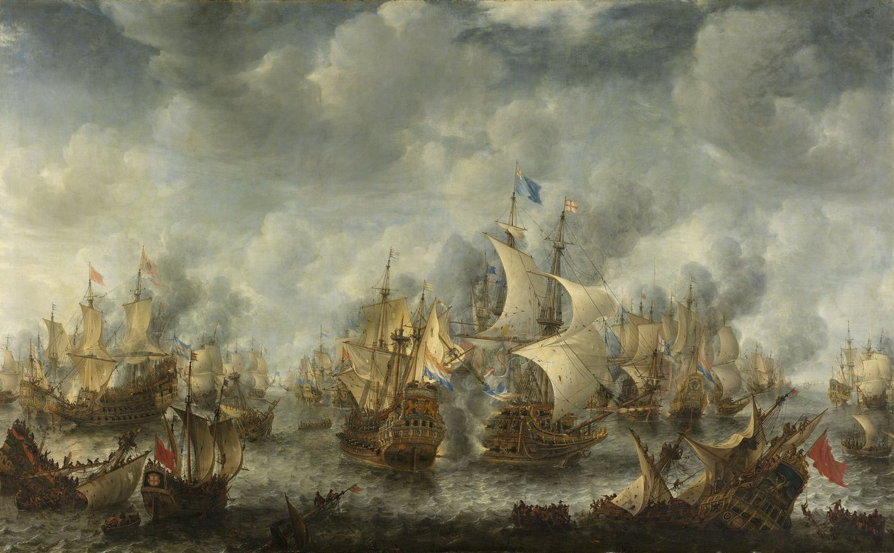 Bitwa pod Terheide, 1653-66 autorstwa Jan Abrahamsz. Beerstraten