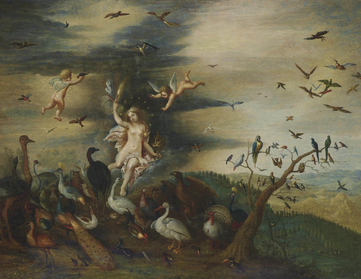 Alegoria Powietrza autorstwa Jan the Elder Brueghel