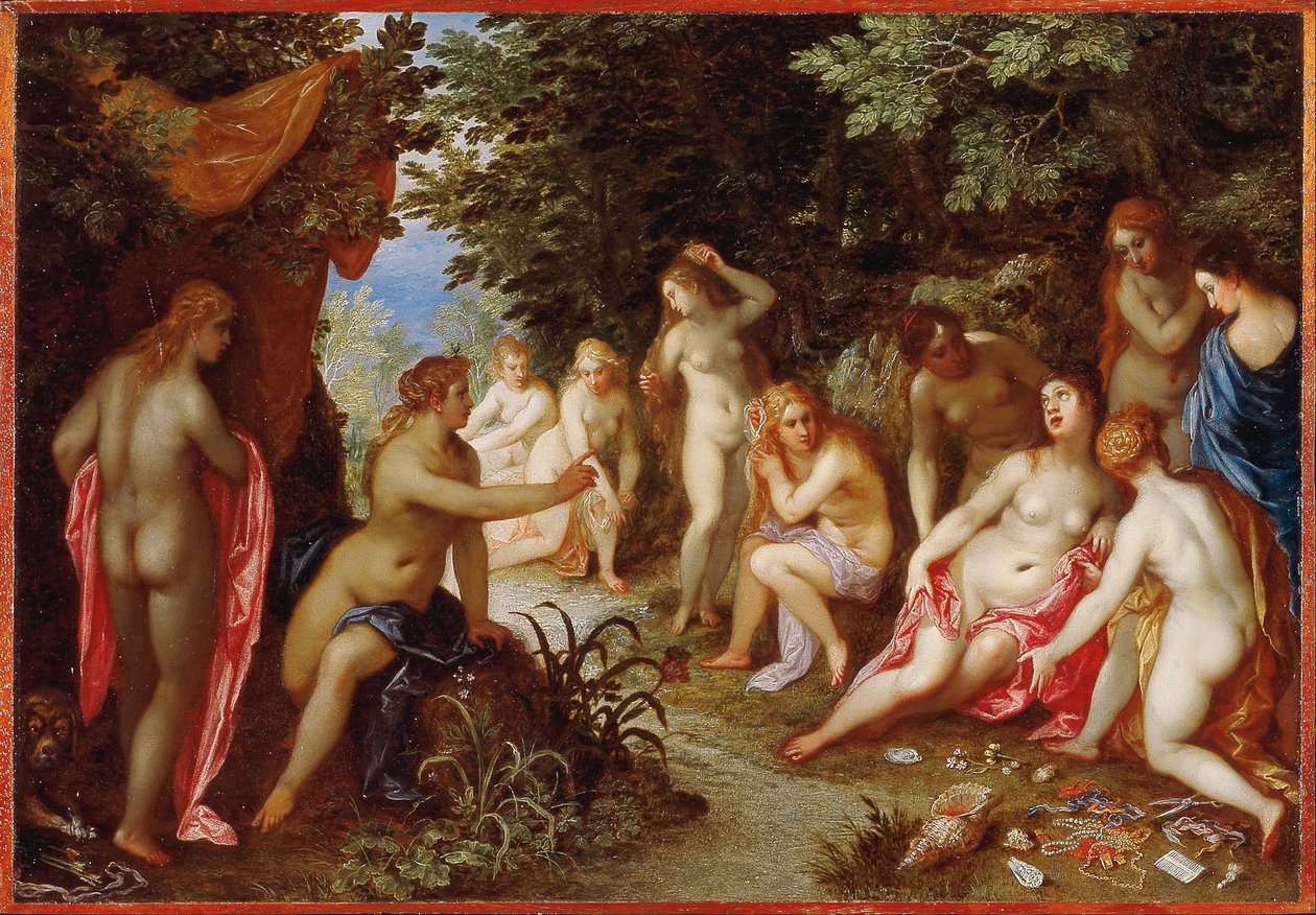 Diana i Callisto autorstwa Jan the Elder Brueghel