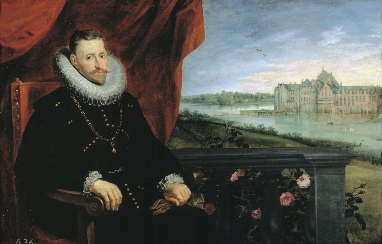 Portret arcyksięcia Alberta Austrii autorstwa Jan the Elder Brueghel