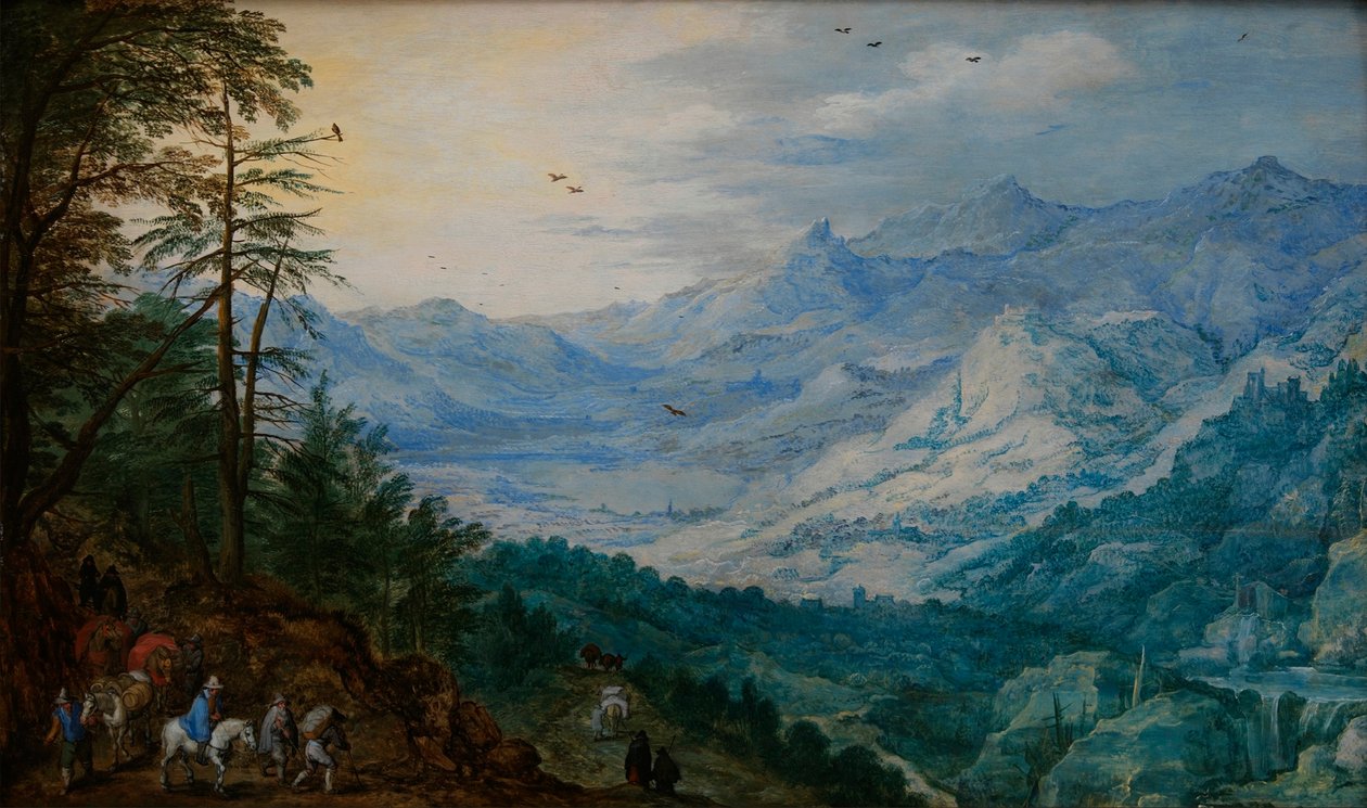 Skalisty krajobraz autorstwa Jan the Elder Brueghel