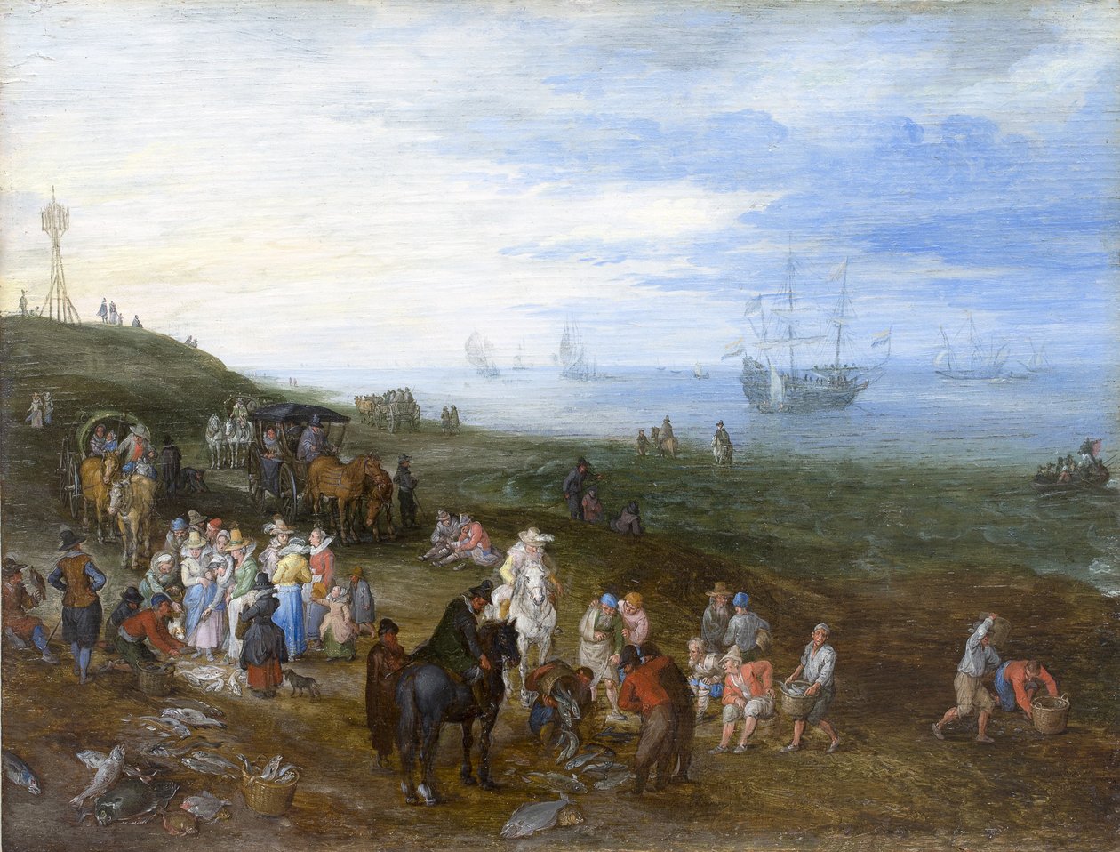 Powrót z Pechen autorstwa Jan the Elder Brueghel