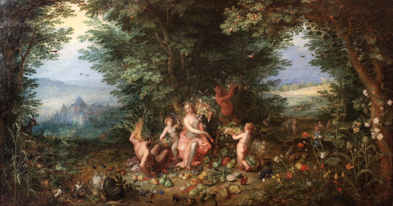 Ziemia autorstwa Jan the Elder Brueghel
