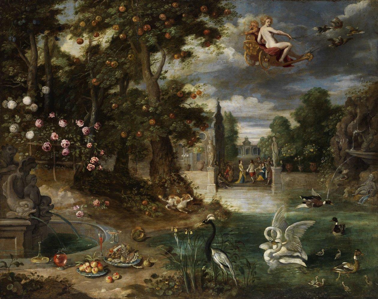 Triumfujące dary miłości autorstwa Jan Brueghel the Younger