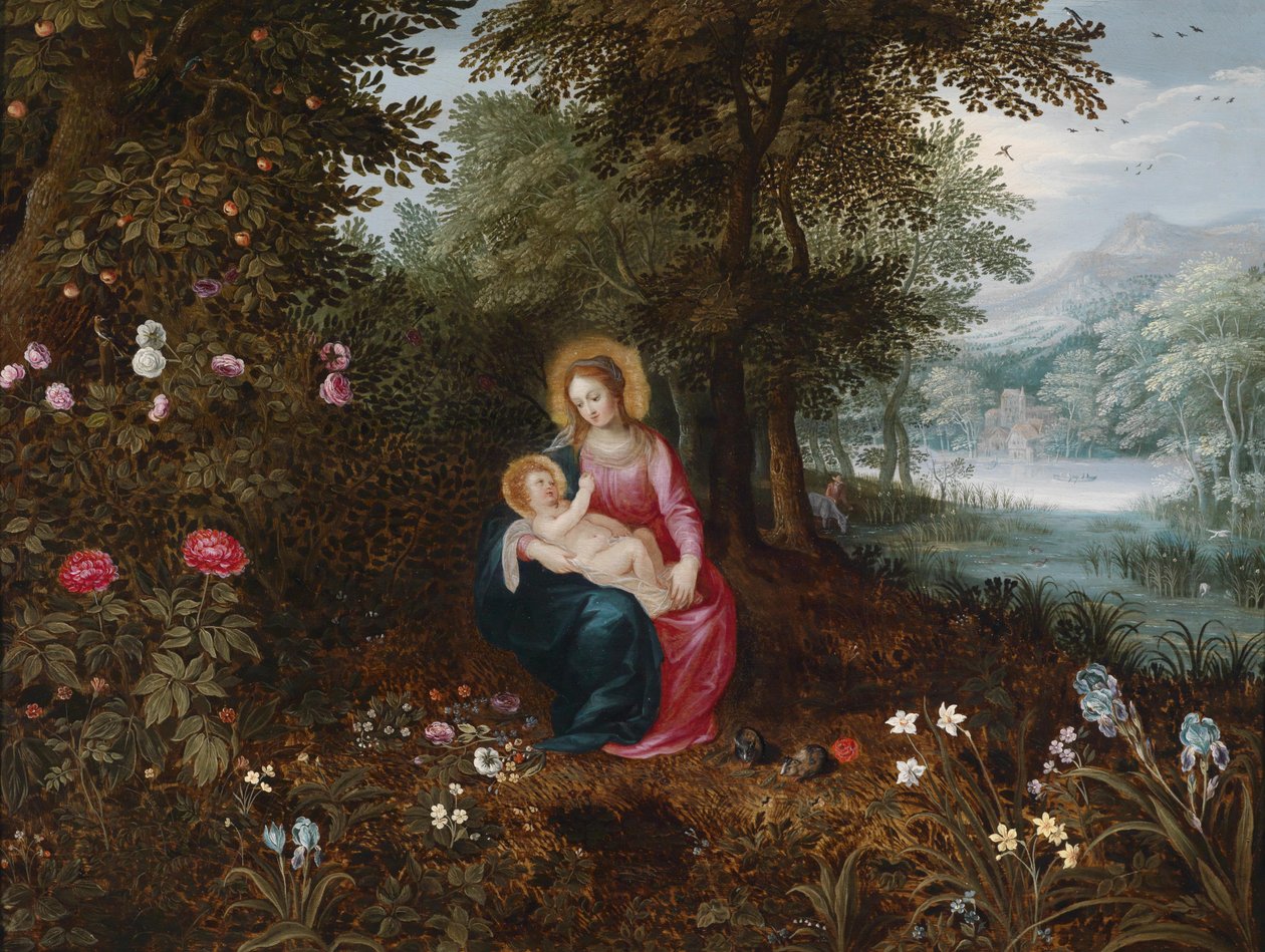 Reszta podczas ucieczki do Egiptu autorstwa Jan Brueghel the Younger