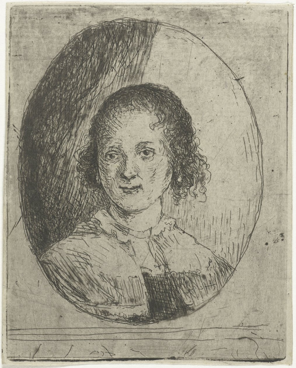 Portret Christiny Chalon autorstwa jej brata Jana Chalon autorstwa Jan Chalon