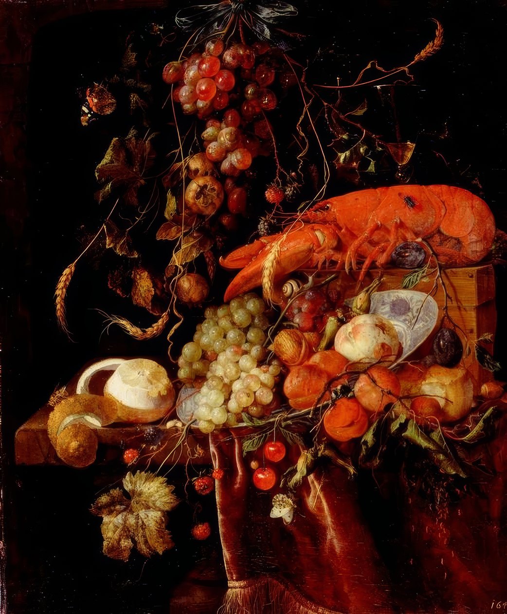 Martwa natura z homarem autorstwa Jan Davidsz de Heem