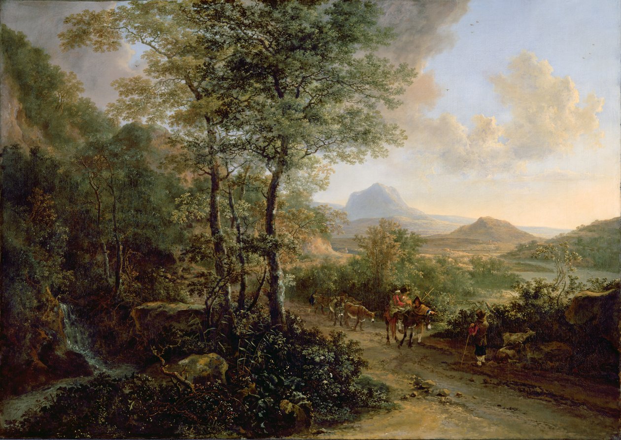 Krajobraz włoski, ok. 1637-41 autorstwa Jan Dirksz Both