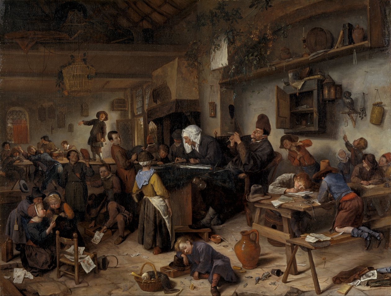 Szkoła dla chłopców i dziewcząt autorstwa Jan Havickszoon Steen