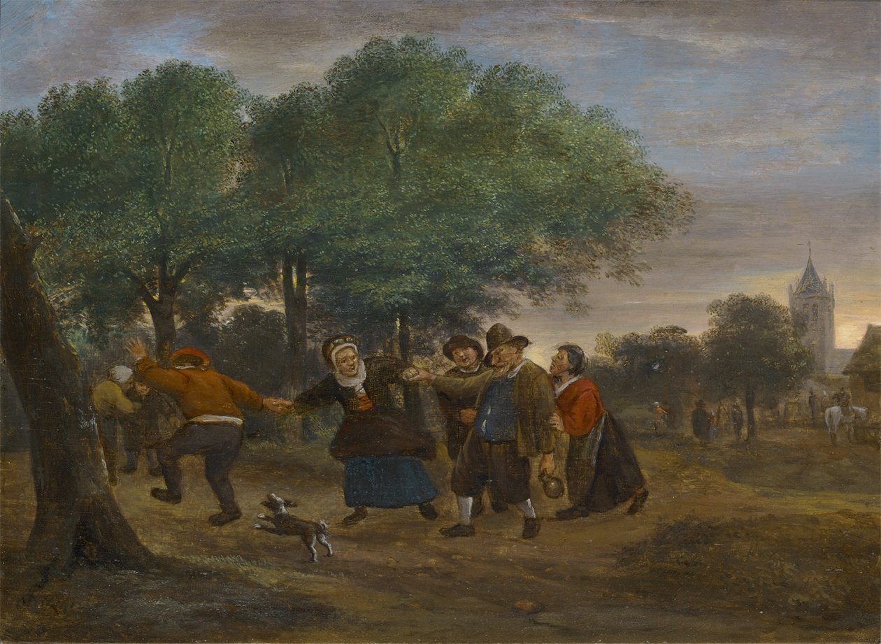 Pijany poza Voorschoten autorstwa Jan Havickszoon Steen