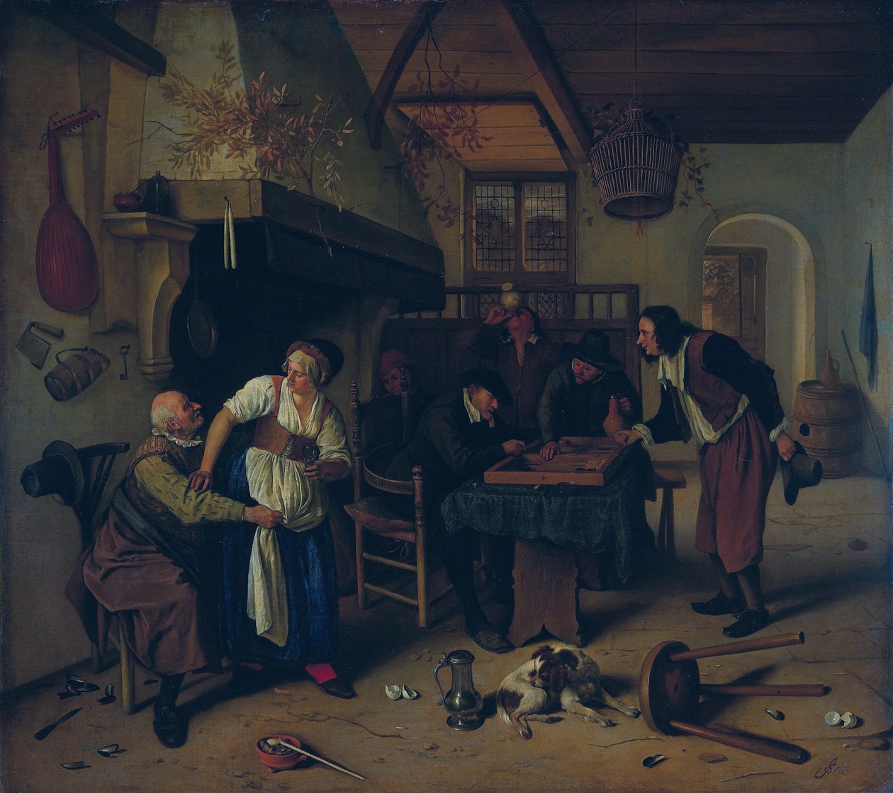Podwójna gra autorstwa Jan Havickszoon Steen