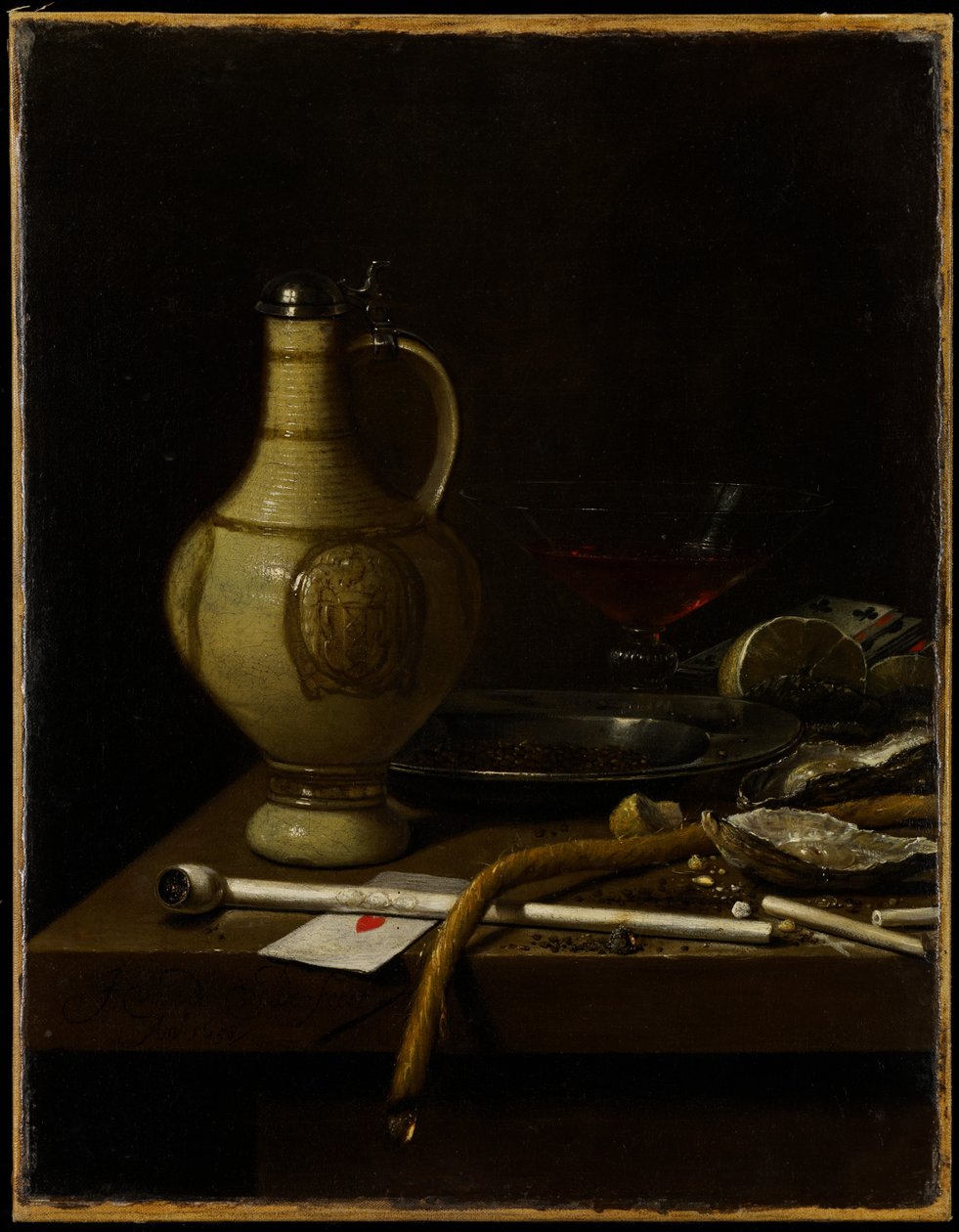 Martwa natura, 1658 autorstwa Jan Jansz. van de Velde