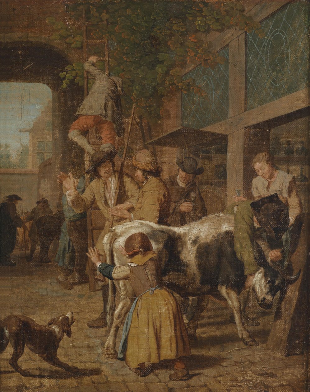 Rynek zwierząt gospodarskich autorstwa Jan Josef the Elder Horemans