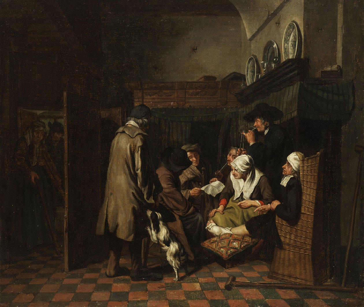Czytanie listu autorstwa Jan Josef Horemans II
