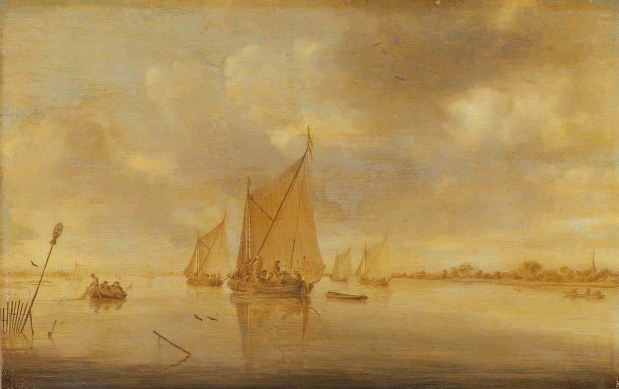 Widok na rzekę Maas autorstwa Jan Josephsz van Goyen