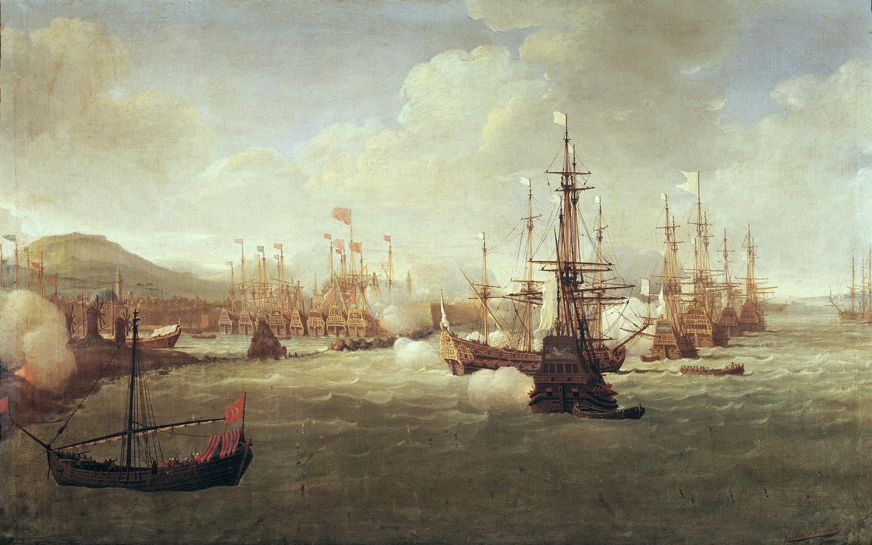 Abraham Duquesne (1610-88) w Chios, po 1681 autorstwa Jan Karel Donatus van Beecq