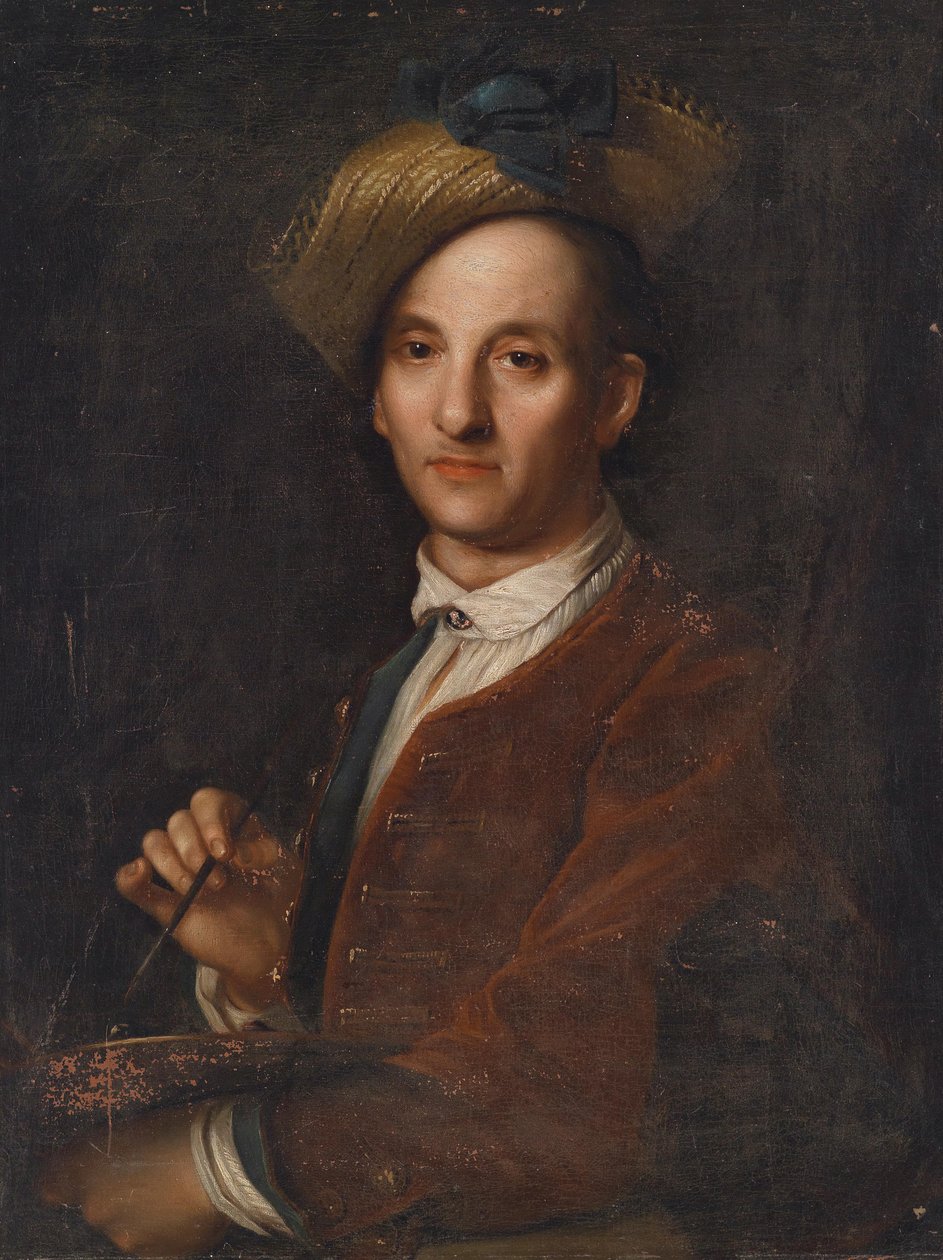 Portret Davida Hoyera (1667-1720), malarza autorstwa Jan Kupecký